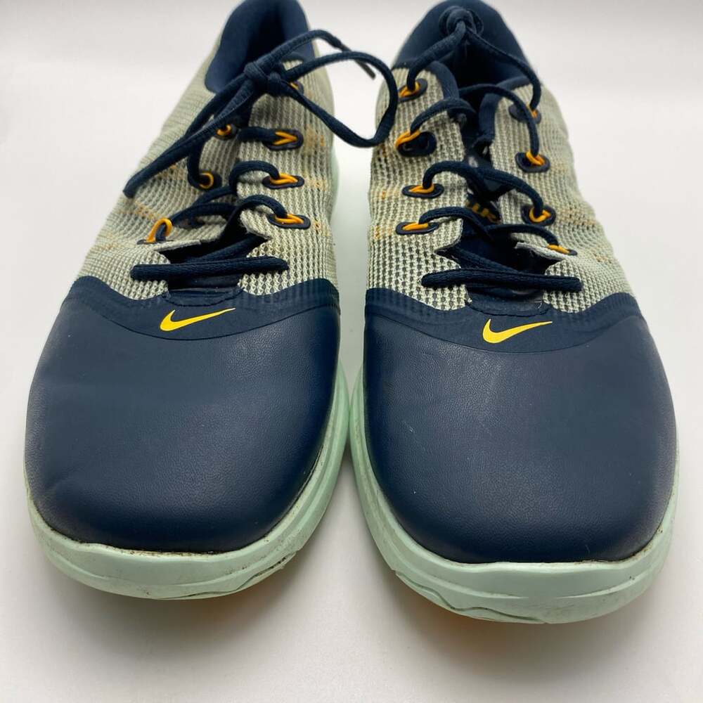 Nike Lunar Empress 2 Golf Shoes Size 7 White Navy Green